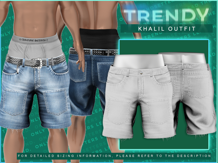 [TRENDY] Khalil Jeans [White]