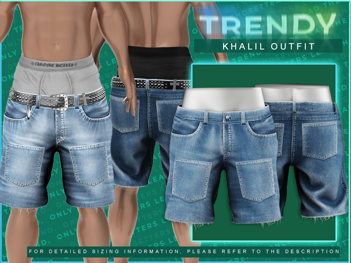 [TRENDY] Khalil Jeans [Blue]
