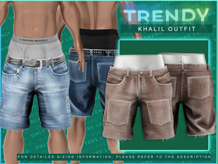 [TRENDY] Khalil Jeans [Brown]