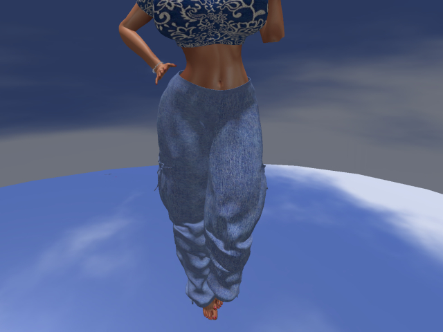 KOKO'S CLOSET BLUE DENIM PANTS