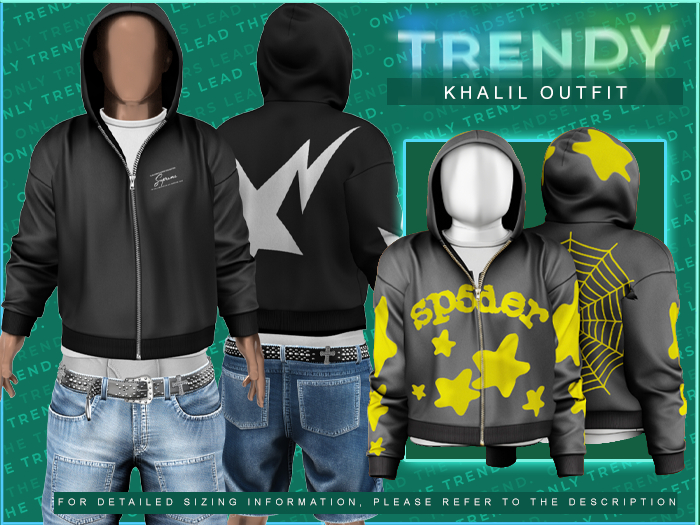 [TRENDY] Khalil Hoodie [Spder Yellow]