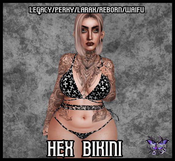 *LunaMorte* Hex Bikini - Crosses