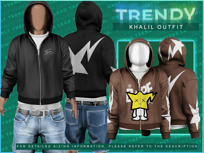 [TRENDY] Khalil Hoodie [Bpe Melanin]
