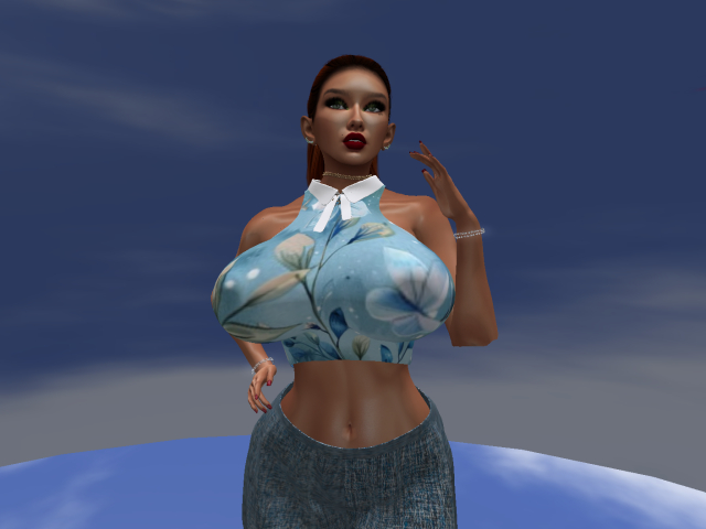 KOKO'S CLOSET DELICATE FLORAL TOP