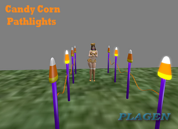 Candy Corn Pathlights   - PLAGEN  (ADD)