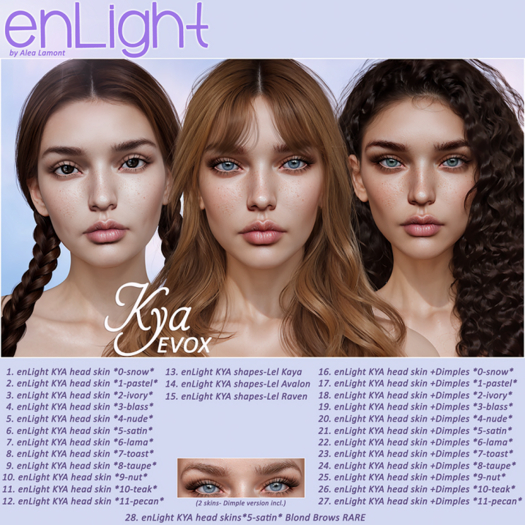 21. enLight KYA skins +Dimples 5-satin