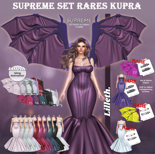 Lilleth SUPREME SET KUPRA RARES