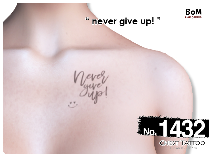 (Chest Tattoo) No.1432
