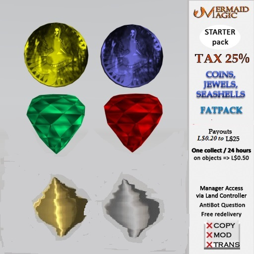 Mermaid Magic Package 25% Tax
