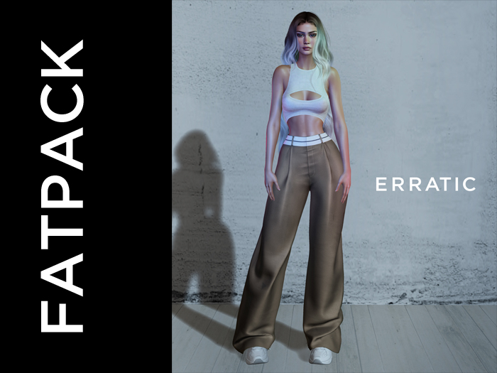 erratic / rylee - pants / FATPACK (Maitreya LaraX, Lara PetiteX / Legacy Classic + Perky / eBody Reborn) 
