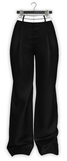 erratic / rylee - pants / black (Maitreya LaraX, Lara PetiteX / Legacy Classic + Perky / eBody Reborn) 