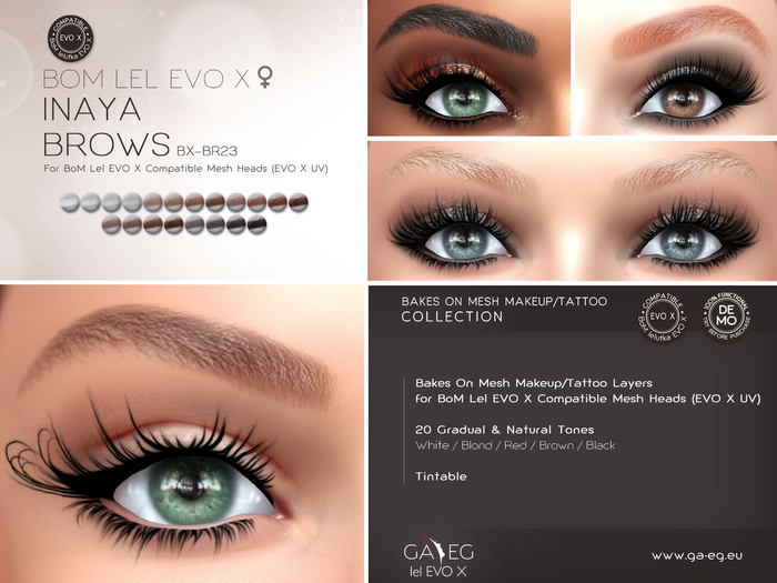 [GA.EG] Brows - BX-BR23 Inaya - BOM [EVO X]