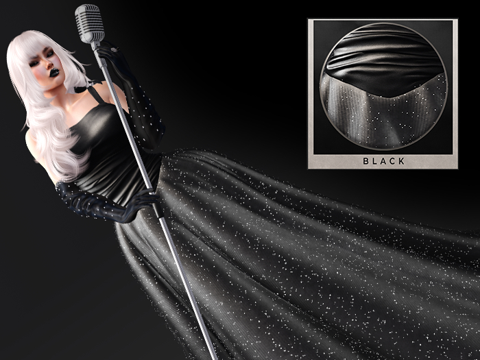 GGVG MOONLIGHT GOWN BLACK
