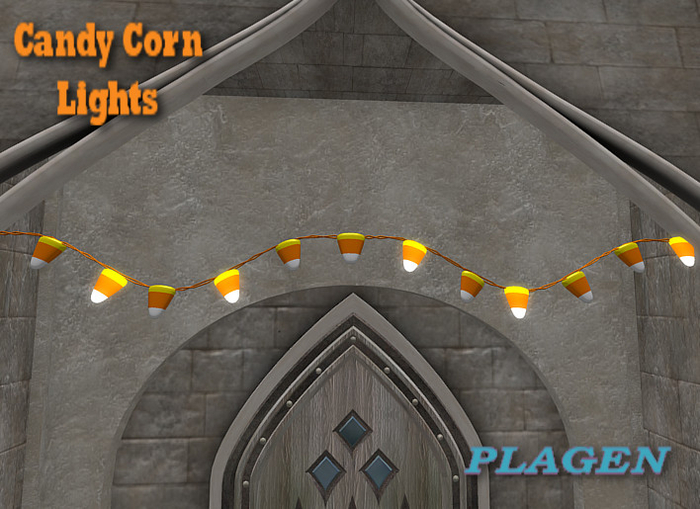 Candy Corn String Lights   - PLAGEN  (ADD)