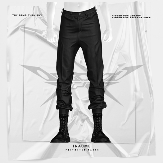 [Traume] Polymeter Pants Black
