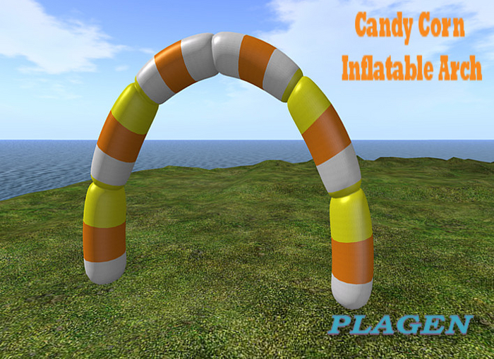 Candy Corn Inflatable Arch   - PLAGEN  (ADD)