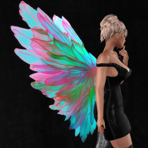 Wild Rose Fairy Wings B14