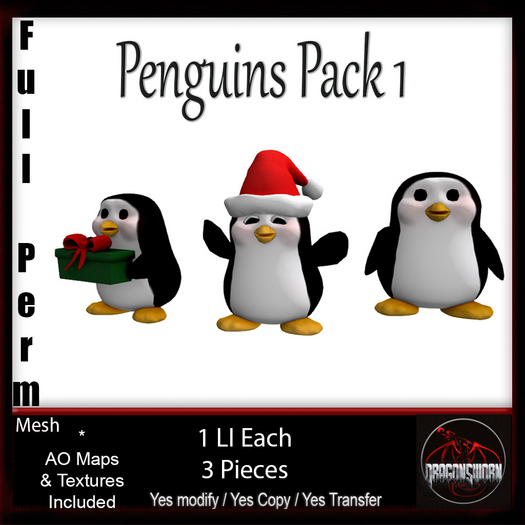 Full Perm Penguins Pack 1