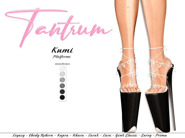 Tantrum - Kumi Platforms - Monochromes 