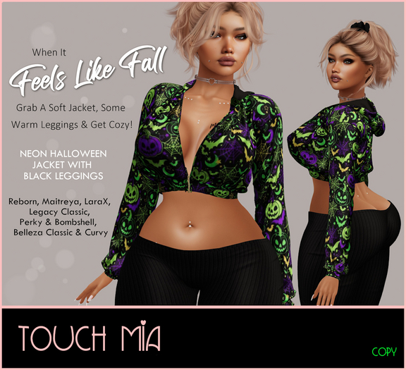 TOUCH MIA - Feels Like Fall - Neon Halloween