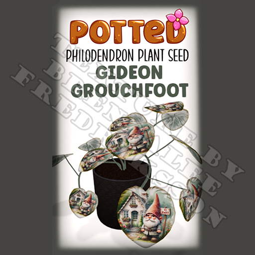 Potted: Philodendron Plant Seed: Gideon Grouchfoot