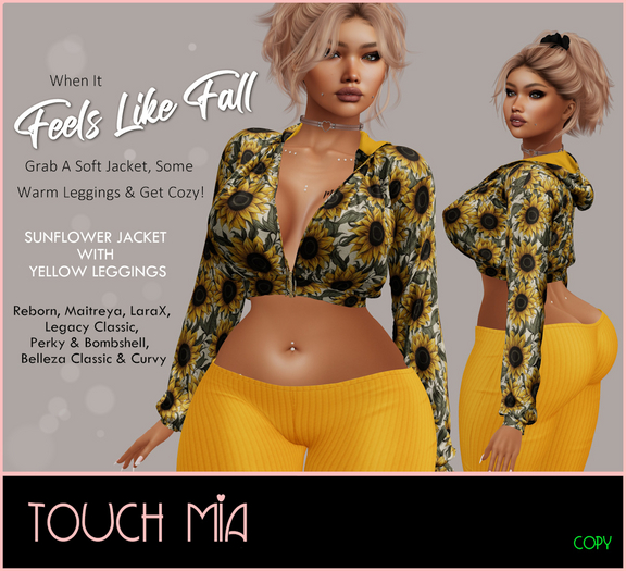 TOUCH MIA - Feels Like Fall - Sunflower