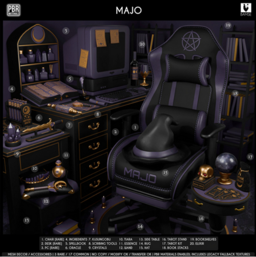 1. BAMSE : Majo - Chair RARE