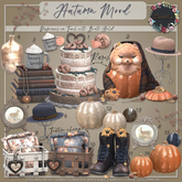 Dahlia - Autumn Mood - Basket - Ivory 9 (BOXED)