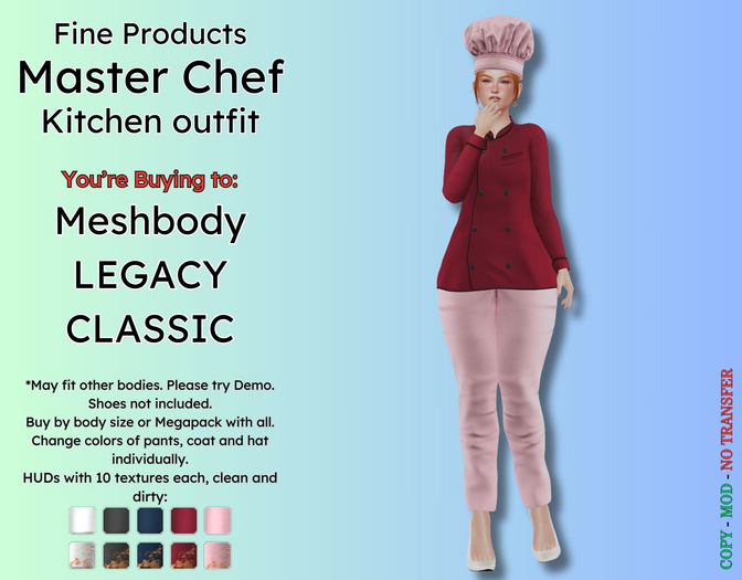 FP - Master Chef - LEGACY CLASSIC FEMALE