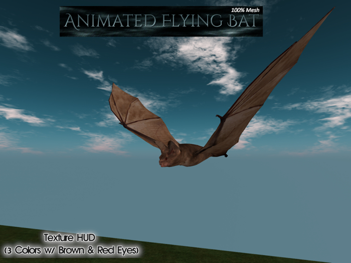 Aurelia's Flying Animated Bat w/HUD