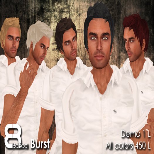 BeReal Burst Hair Pack *99 L$ SALE*