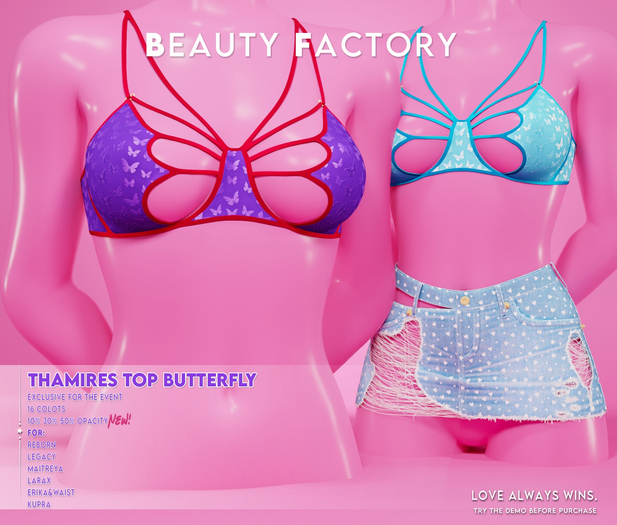 .BF. Thamires Top Butterfly Red