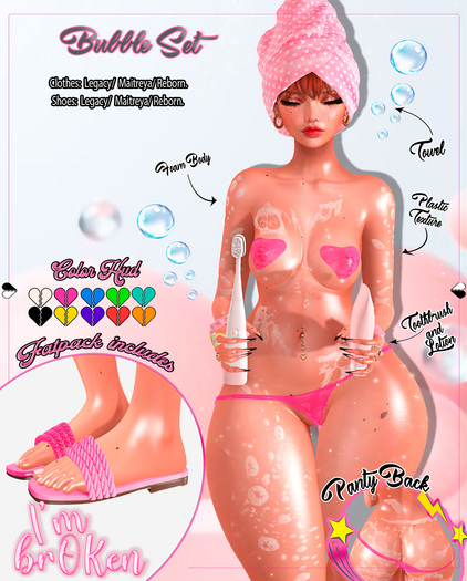 [I'M BROKEN] BUBBLE SET (FATPACK)