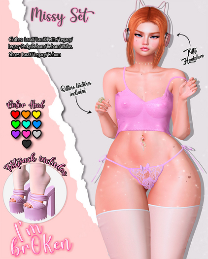 [I'M BROKEN] MISSY SET (FATPACK)