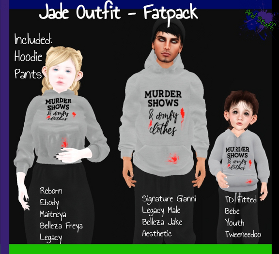 :And Stuff: Jade Outfit - Fatpack
