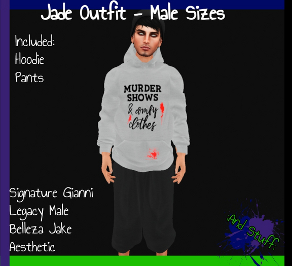 :And Stuff: Jade Outfit - Men Sizes