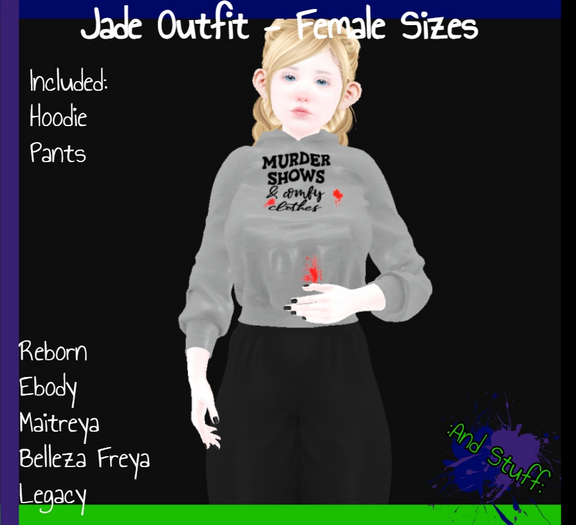 :And Stuff: Jade Outfit - Female Sizes