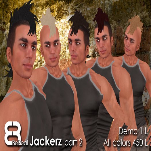 BeReal // Jackerz Part 2 Hair Pack *99 L$ SALE*