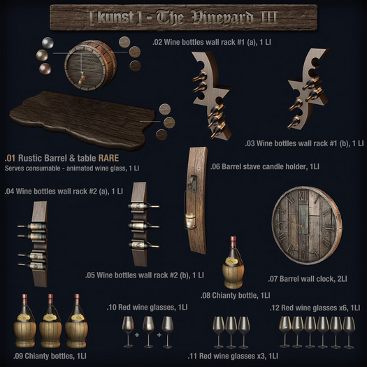 .07 [ kunst ] - Barrel wall clock