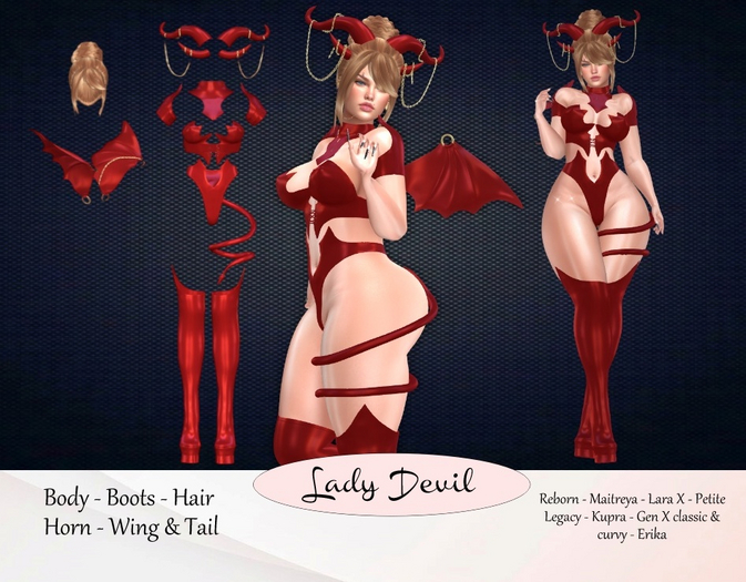 ::FOR YOU:: LADY DEVIL COSTUME