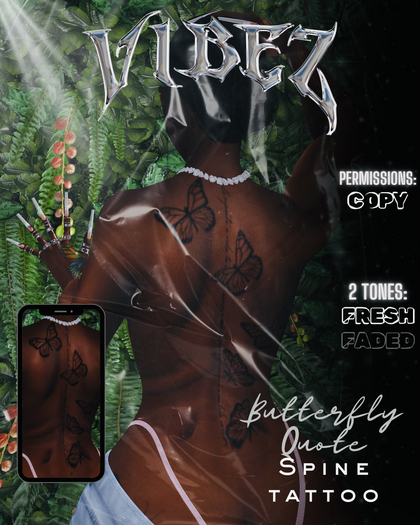  Butterfly Quote Tattoo