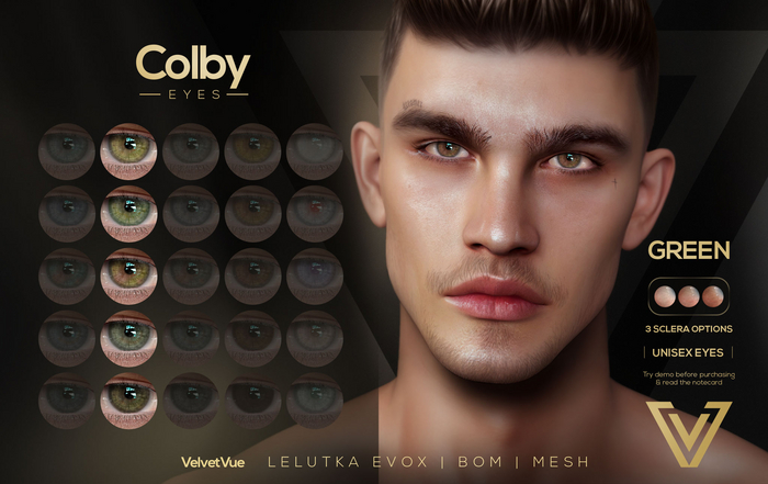 [ VelvetVue ] Colby Eyes :: Green
