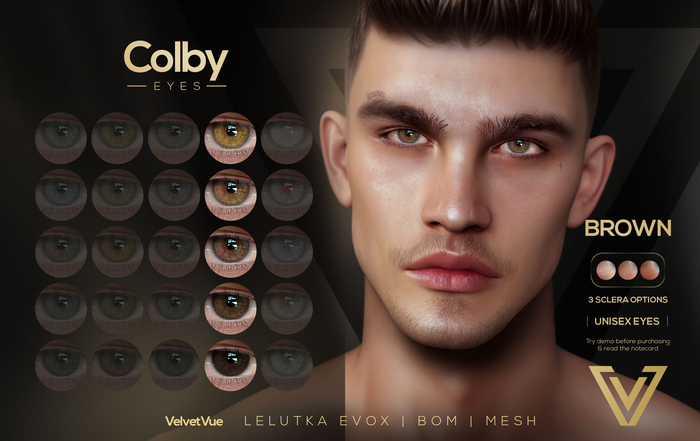 [ VelvetVue ] Colby Eyes :: Brown
