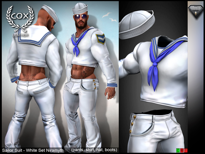 Sailor Suit White - Niramyth Set