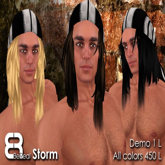 BeReal // Storm Hair Pack *99 L$ SALE*