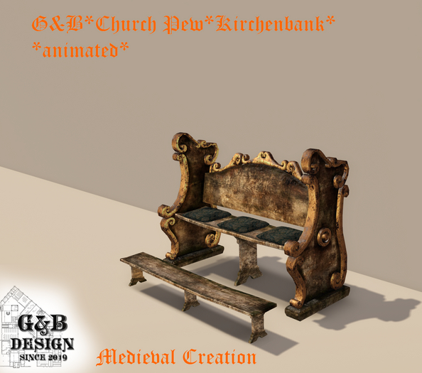 G&B*Church Pew*Kirchenbank*animated*Li6