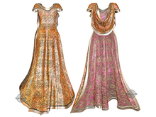 !dM Maharani | Silk Robe TANGERINE/HOTPINK | Maitreya Lara