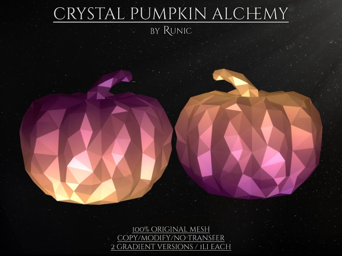 .: Runic :. Crystal Pumpkin Alchemy