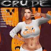 Witches Be Crazy Women's Crop (WCC H) <Wear Me>