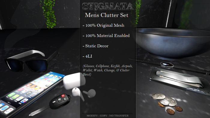 Stigmata - Mens Clutter Set - [Add Me]